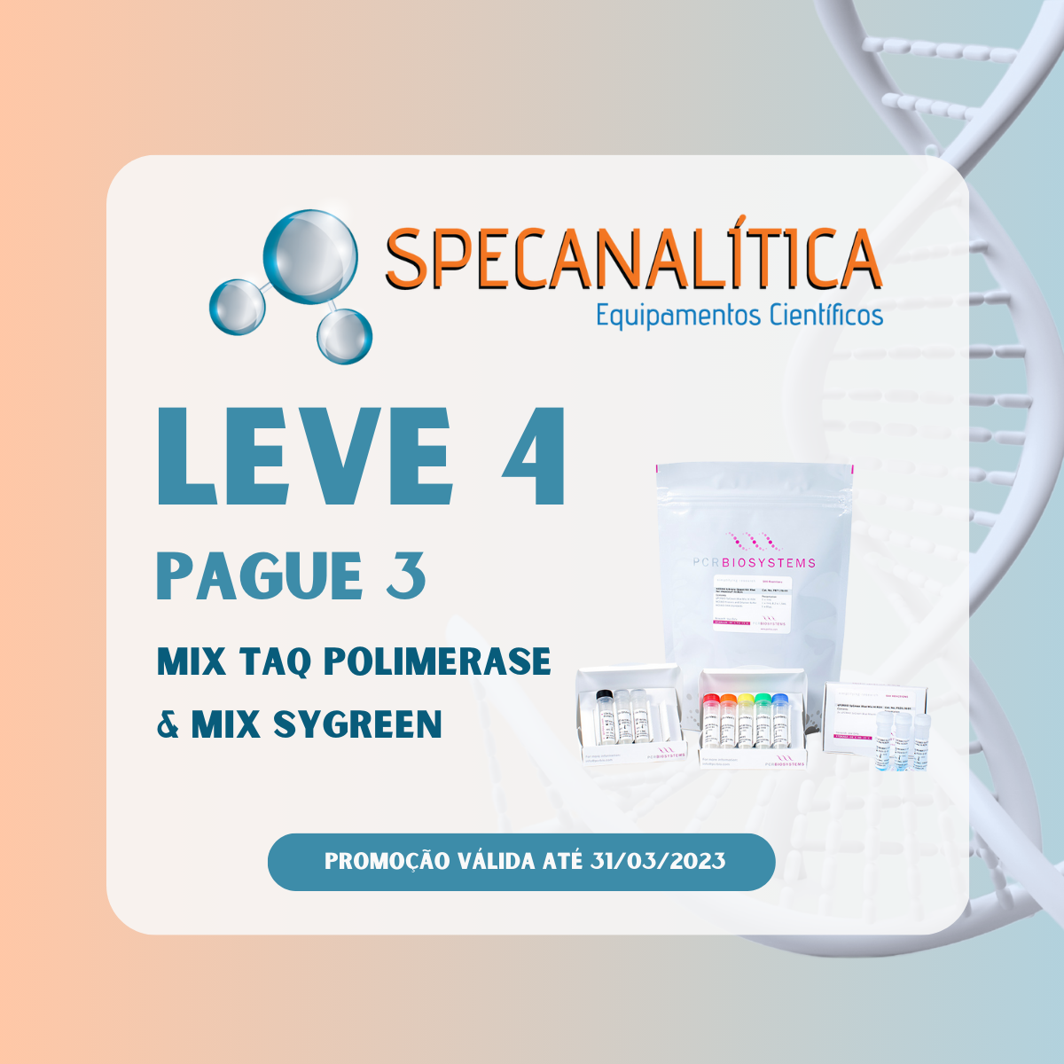 Promoção kits PCR & qPCR